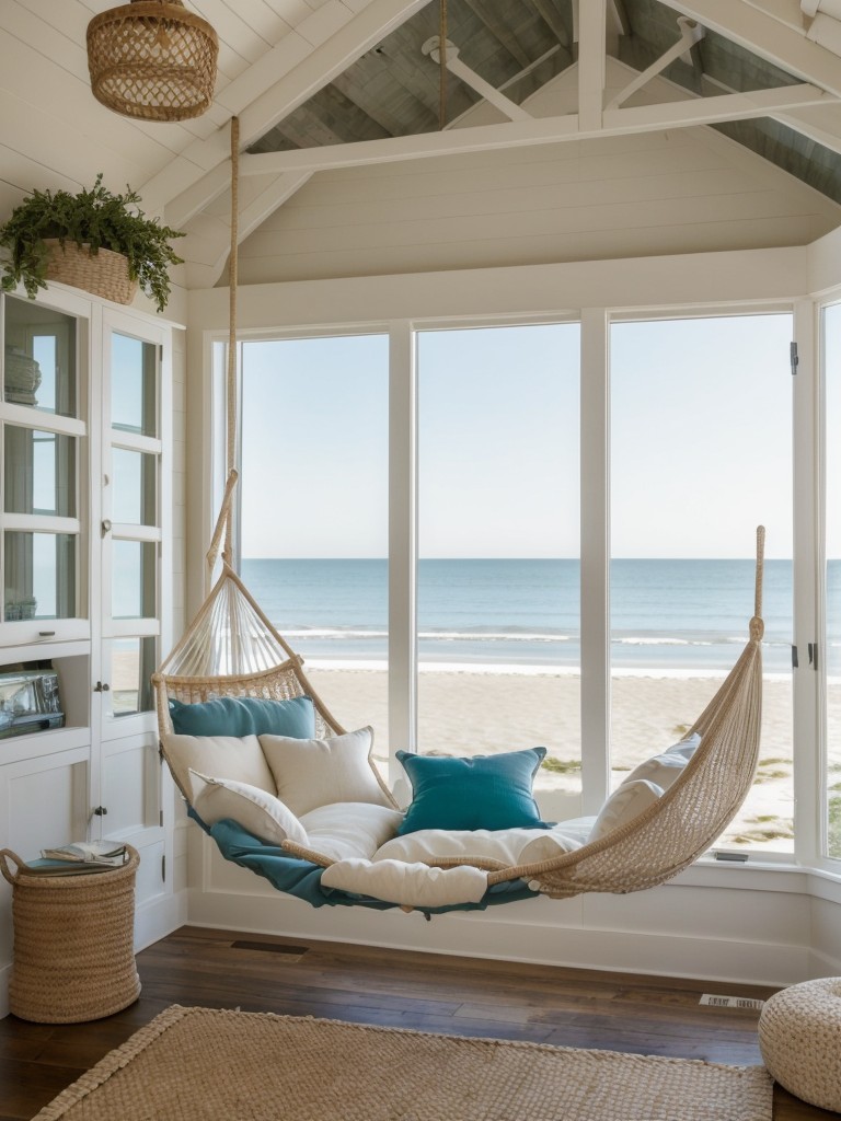 Coastal Vibes: Create a Relaxing Bedroom Retreat with Hammock Chairs