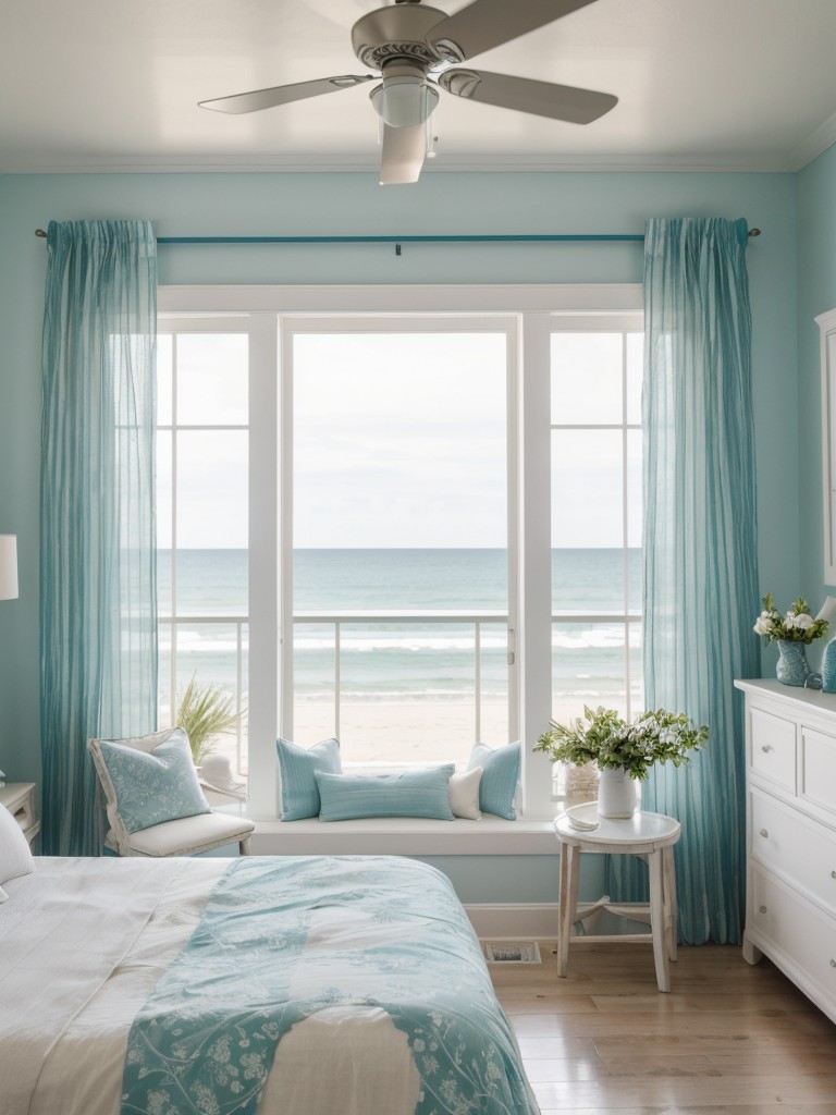 Beachy Bedroom Vibes: Sheer Curtains for a Coastal Retreat