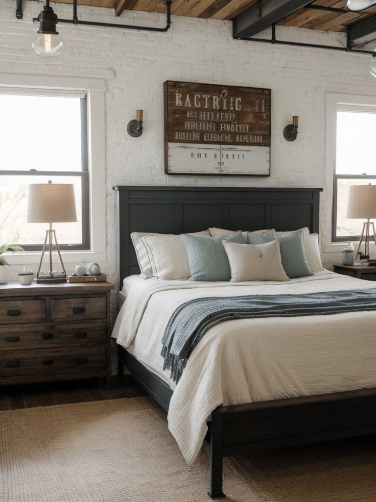 Industrial Chic: Raw & Edgy Bedroom Decor Inspo