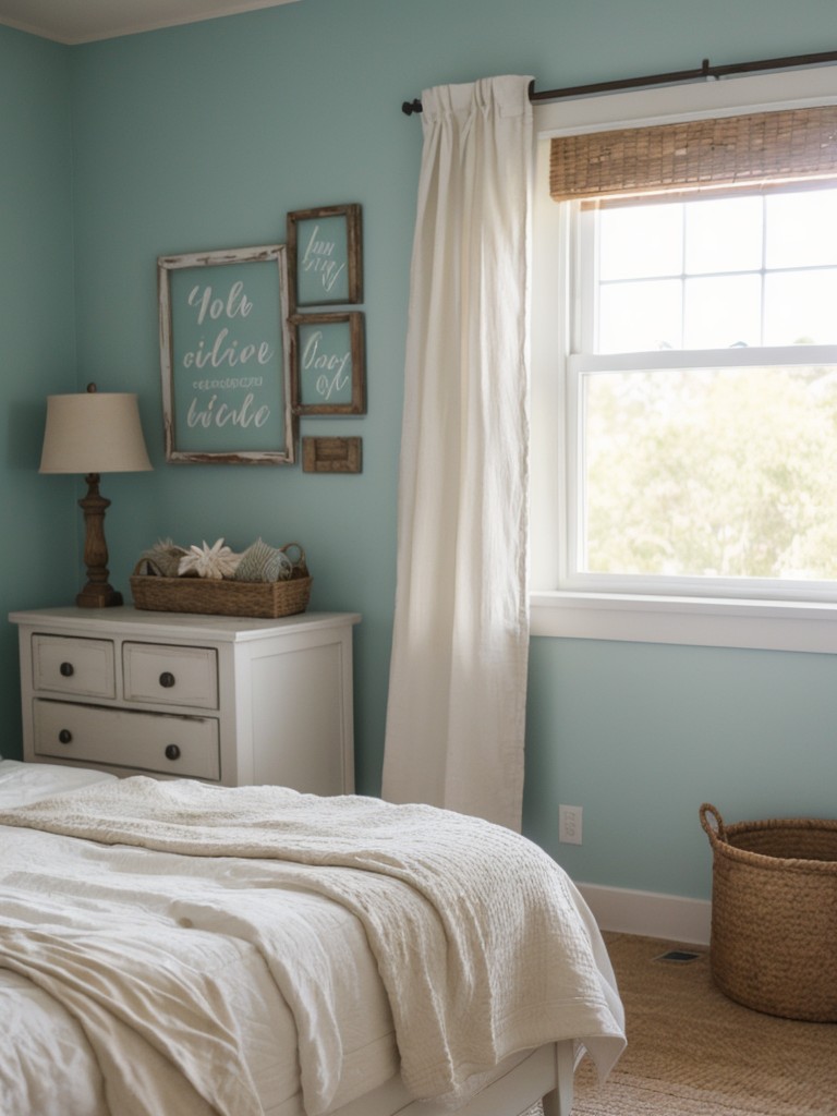 Seaside Oasis: Apartment Bedroom Decor Inspo. Rustic Charm: Farmhouse Bedroom Decor