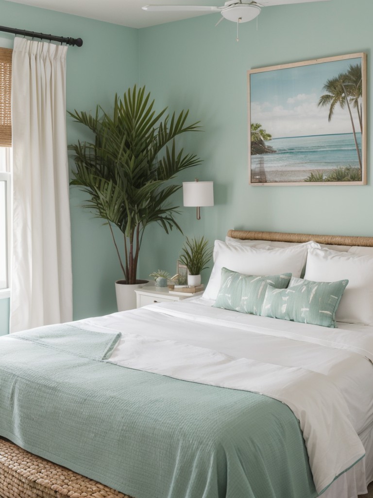 Coastal Oasis: Inspiring Apartment Bedroom Decor.