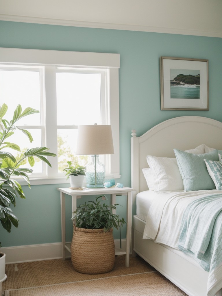 Serenity by the Sea: Elevate your apartment with coastal bedroom decor.