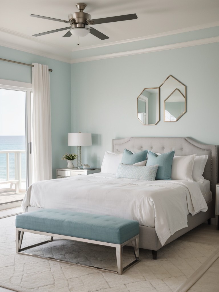 Coastal Bedroom Vibes: Breathe in the Sea Breeze with Chic Decor.