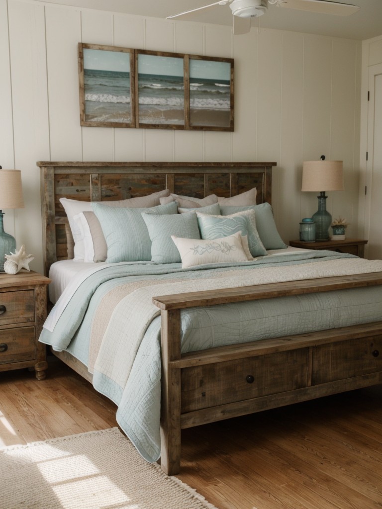 Coastal Chic: Elevate your apartment with rustic farmhouse-inspired decor.