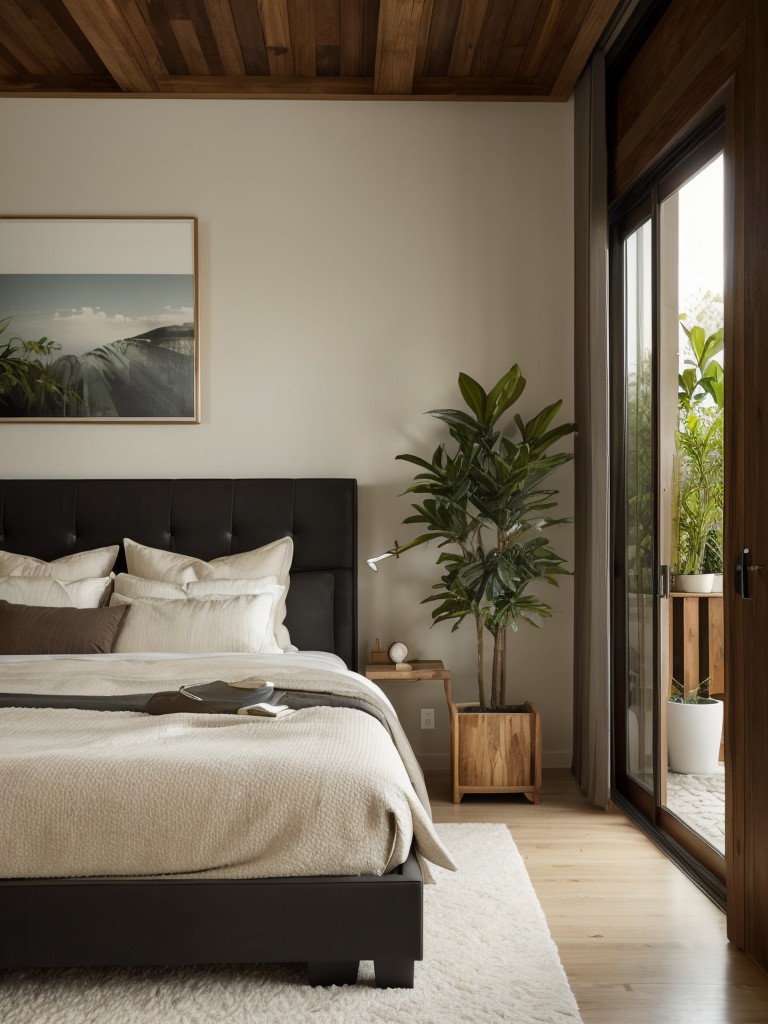 Serene & Zen Bedroom Vibes: Natural Elements & Indoor Plants!