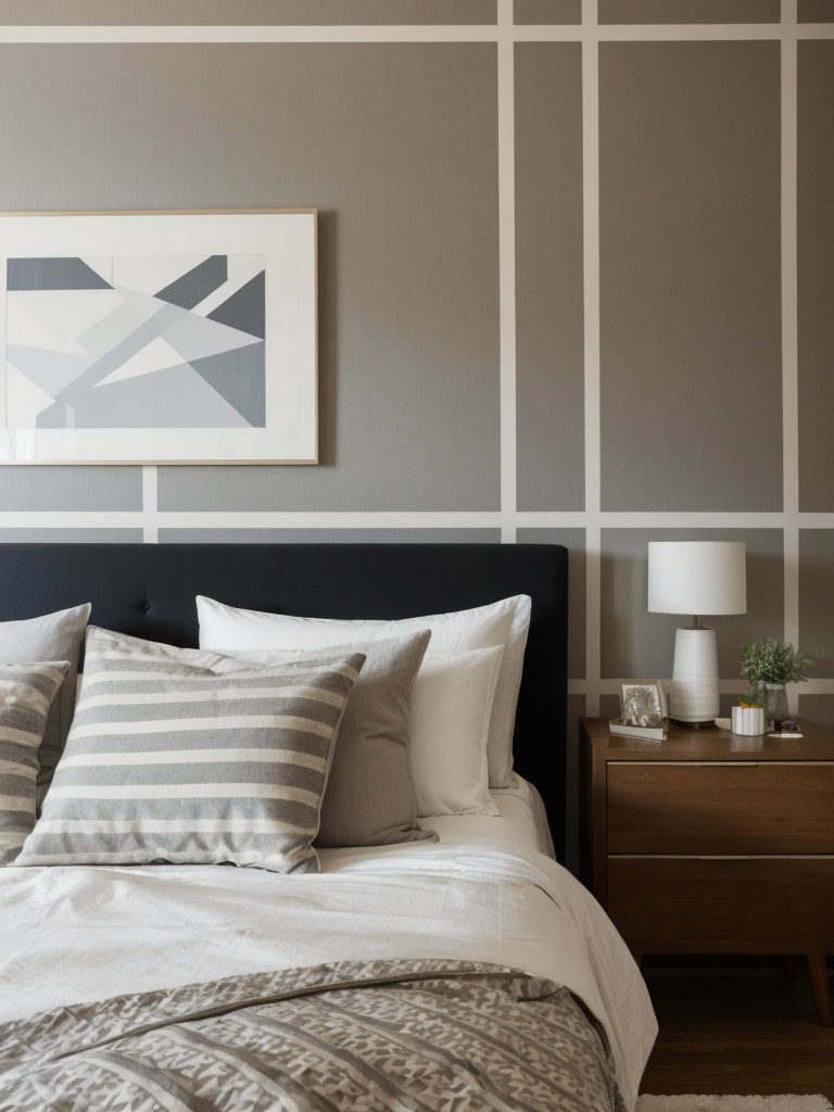 Geometric Inspiration for Stylish Apartment Bedrooms