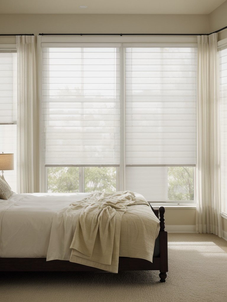 Create a Blissful Bedroom: Stylish Window Treatments for Your Apartment