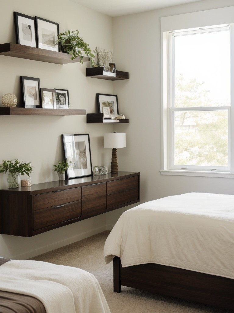 Minimalist Bedroom Bliss: Maximize Wall Space & Style.