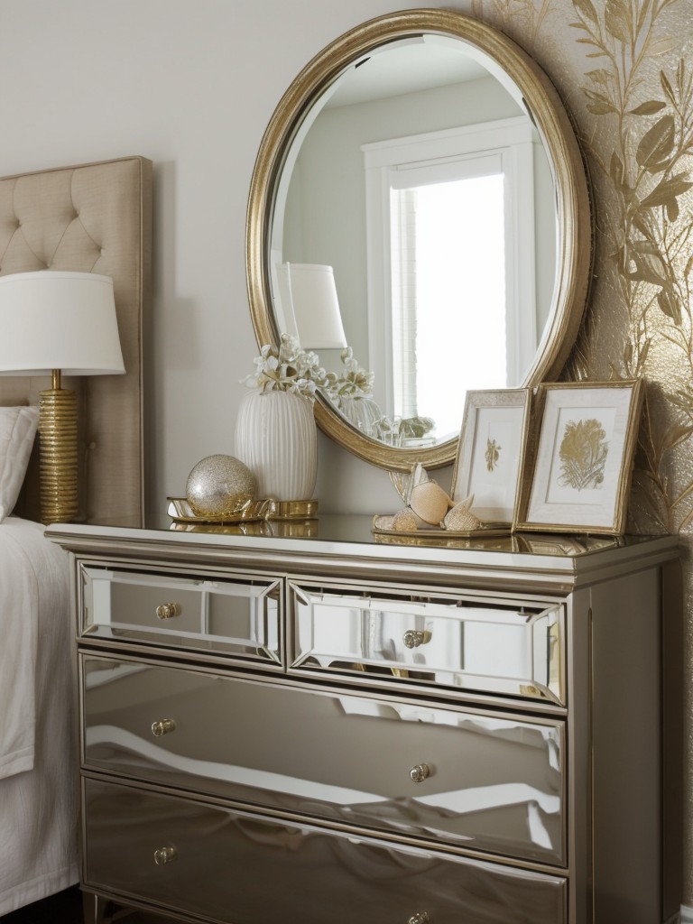 Coastal Glam: Add Luxury to Your Bedroom with Metallic Accents