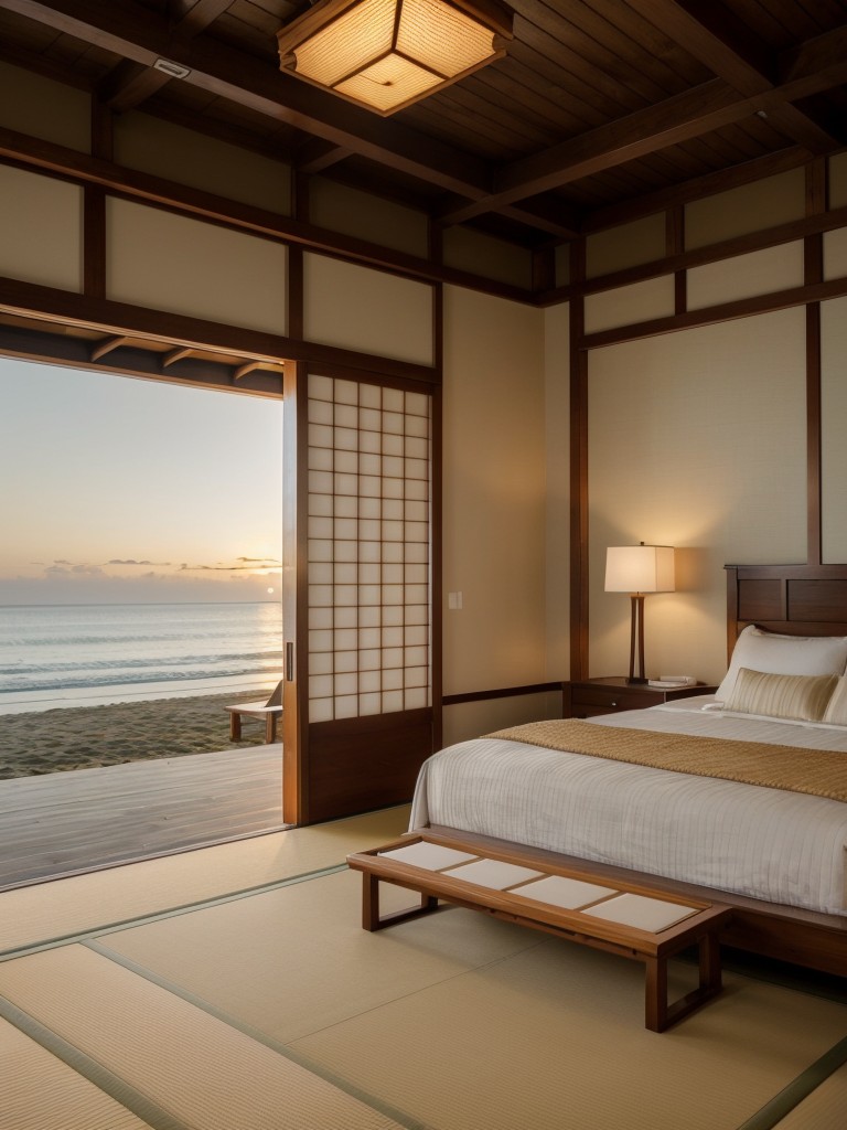 Coastal Zen Vibes: Transform Your Bedroom with Minimalist Japanese Decor