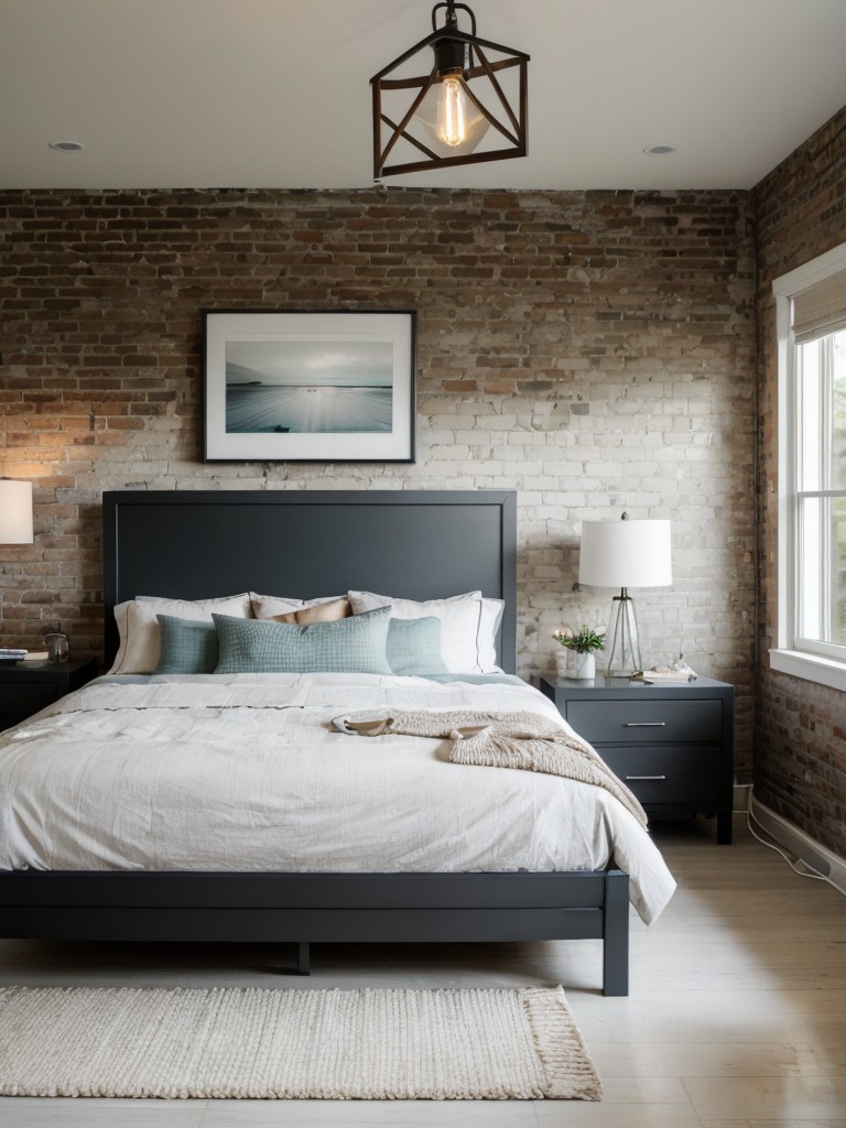 Coastal Bedroom: Sleek & Industrial Apartment Inspiration