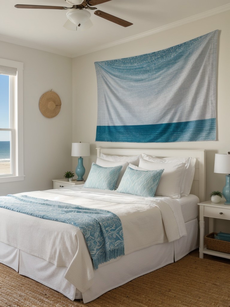 Coastal Bedroom Vibes: Dive into Tranquility with Coastal Wall Décor