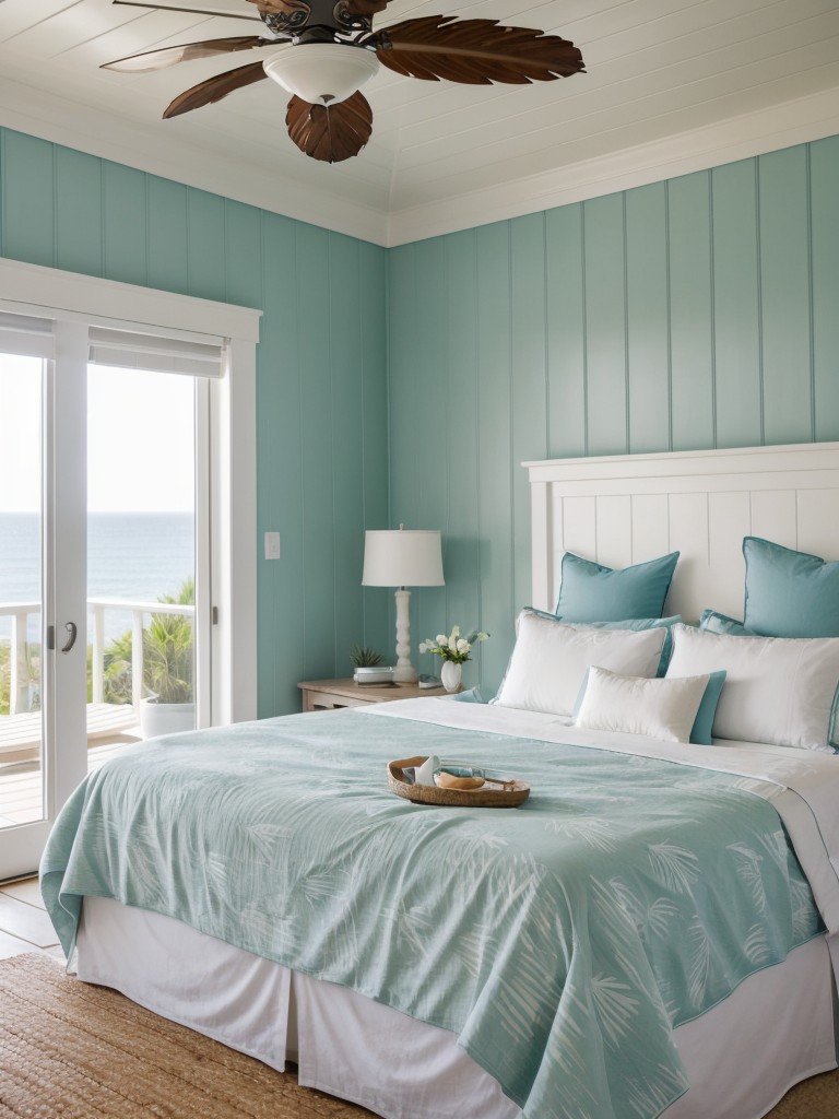 Coastal Bedroom Bliss: Refreshing Ocean-Inspired Apartment Decor