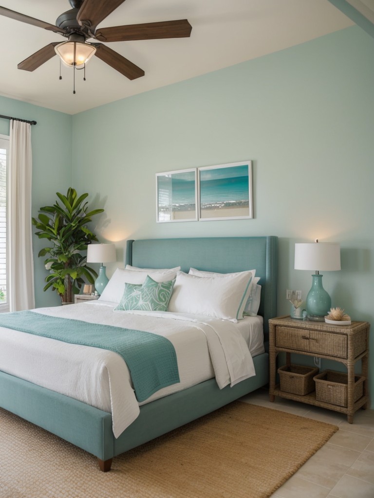 Coastal Haven: Transform Your Apartment with Beach-inspired Bedroom Decor.