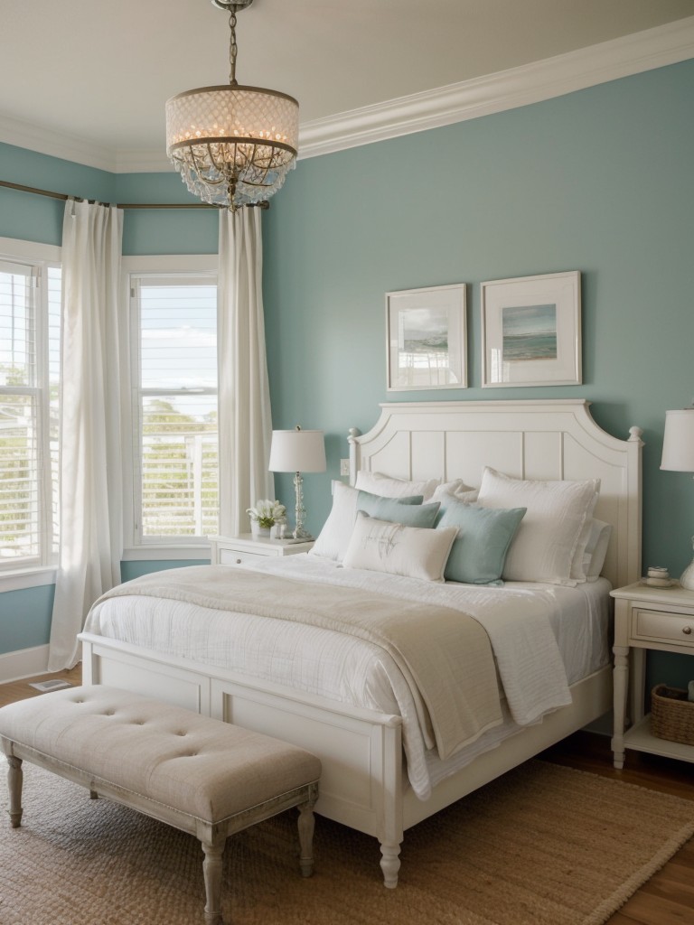 Coastal Bedroom Vibes: Relax & Unwind in Seaside Splendor!