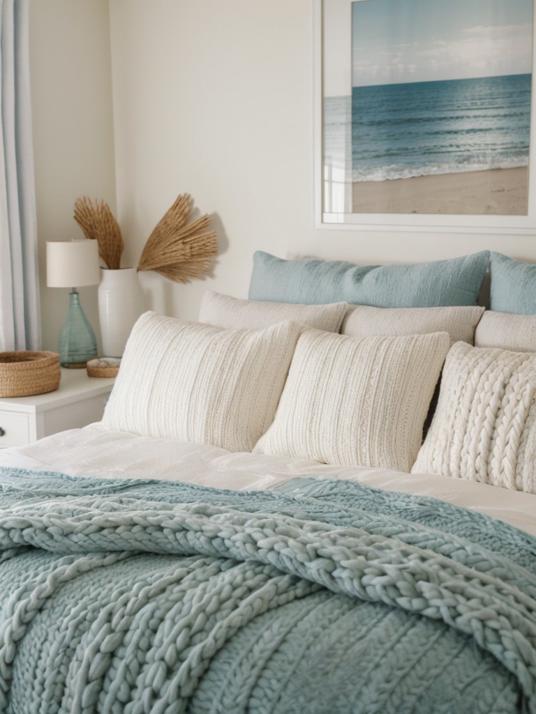 Beachy Bedroom Bliss: Transform Your Space with Coastal-inspired Textiles!