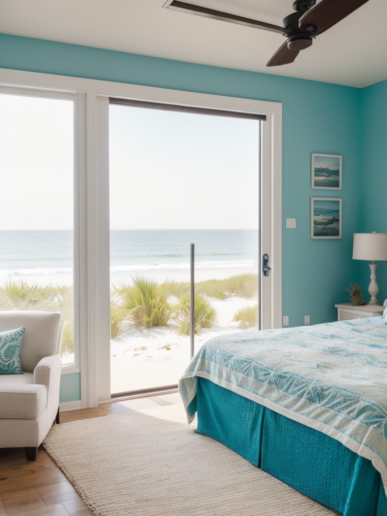 Beachy Bedroom Bliss: Dive into a Relaxing Coastal Oasis