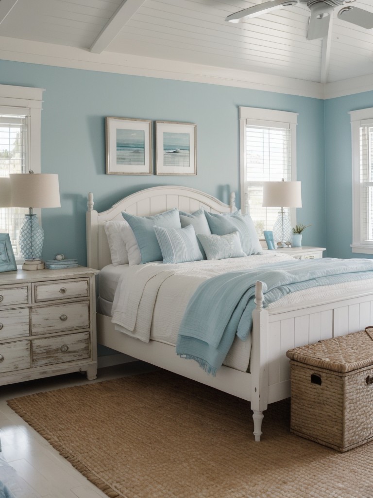 Beachy Bedroom Escape: Refresh Your Space with Coastal Vibes!