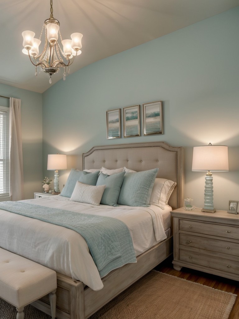 Coastal Bedroom Bliss: Stunning Statement Lighting for Serene Spaces