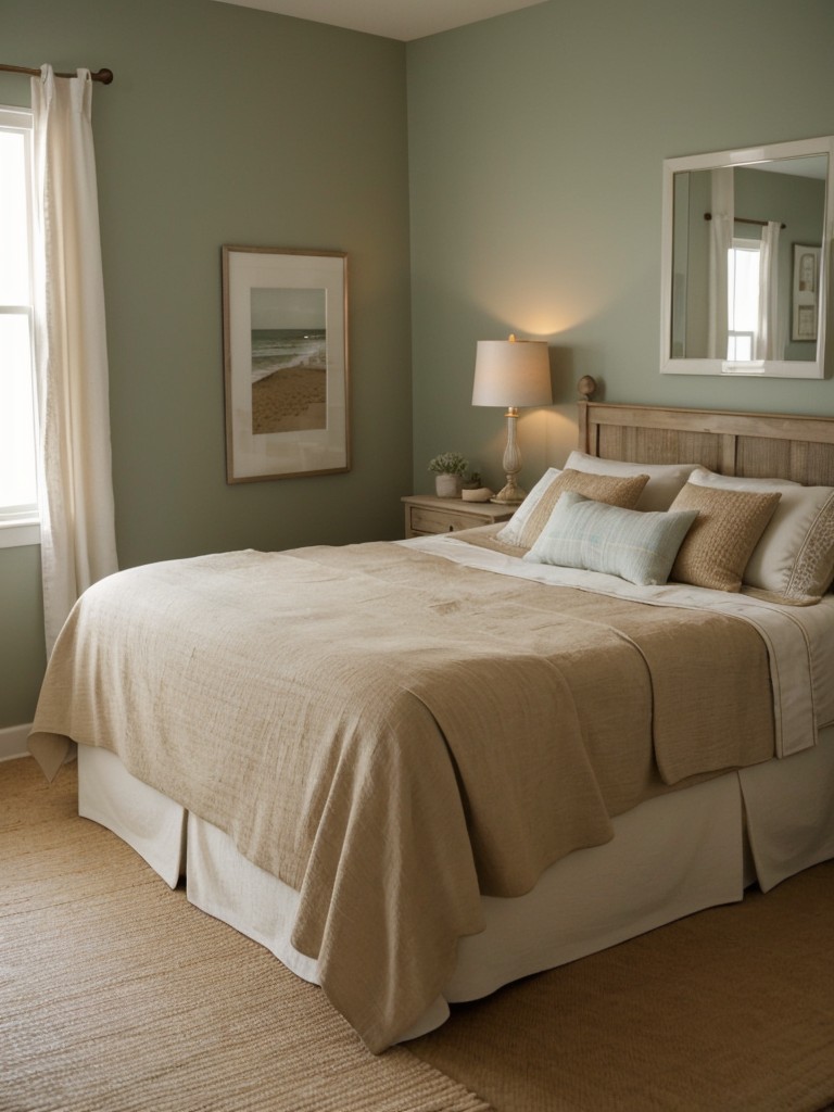 Coastal Bedroom Bliss: Embrace Serenity with Warm Tones and Natural Elements