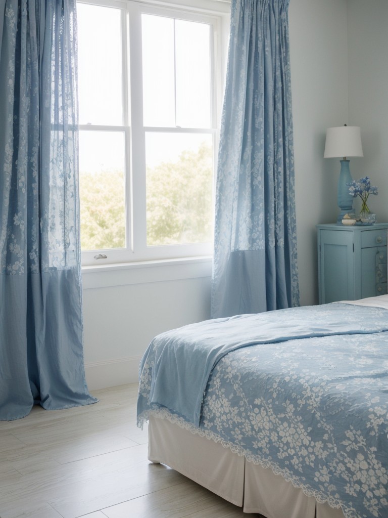 Serene Sea Views: Transform Your Apartment into a Coastal Retreat with Blue Decor.