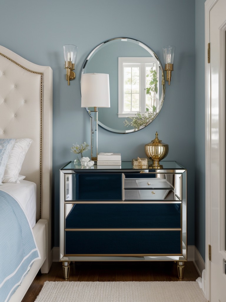 Coastal Chic: Elevate Your Apartment with Serene Blue Bedroom Decor