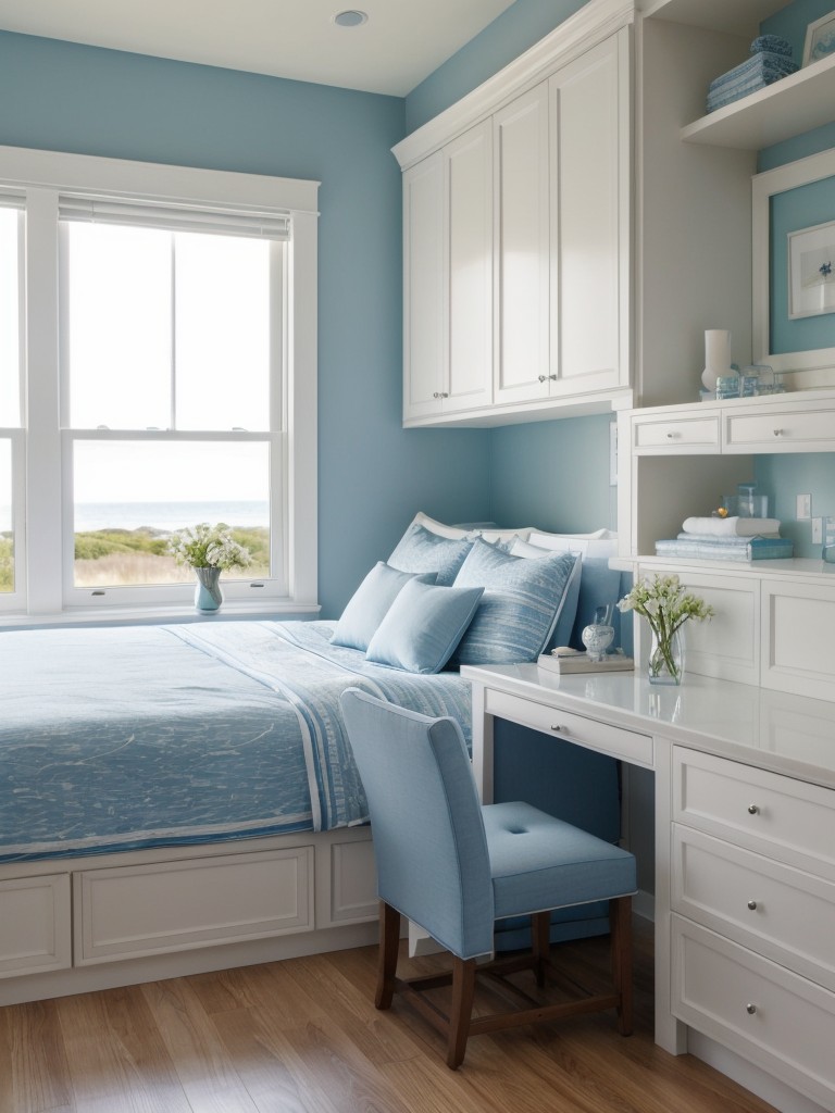 Coastal Bliss: Transform Your Apartment with Serene Bedroom Decor