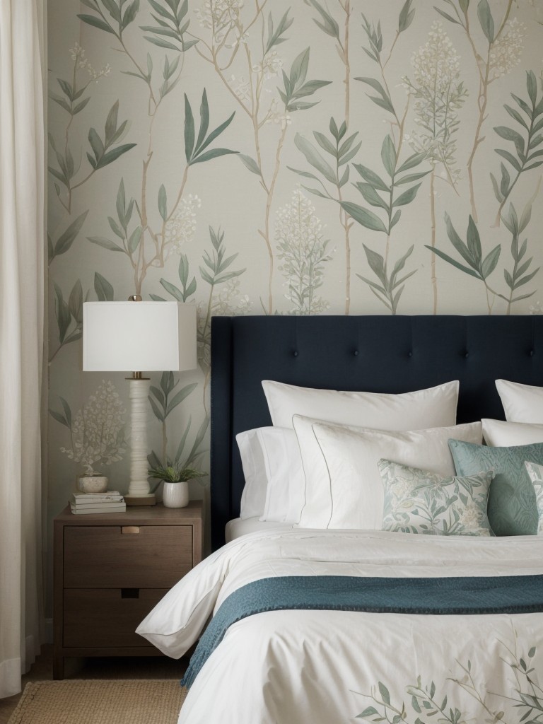 Coastal Apartment Vibes: Transform Your Bedroom with Statement Wallpaper!