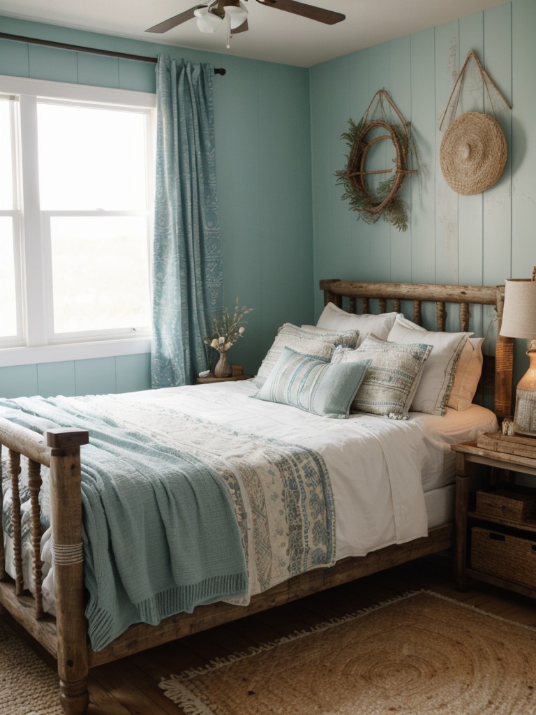 Beachy Boho: Create a Coastal Bedroom Haven with Rustic Nautical Touches