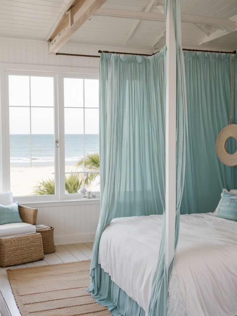 Seaside Serenity: Coastal Apartment Bedroom Retreat