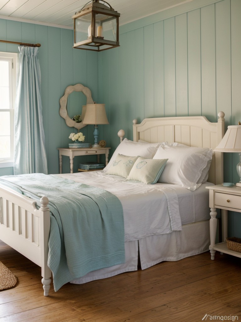 Seaside Chic: Transform Your Apartment into a Coastal Retreat with Vintage Lighting.