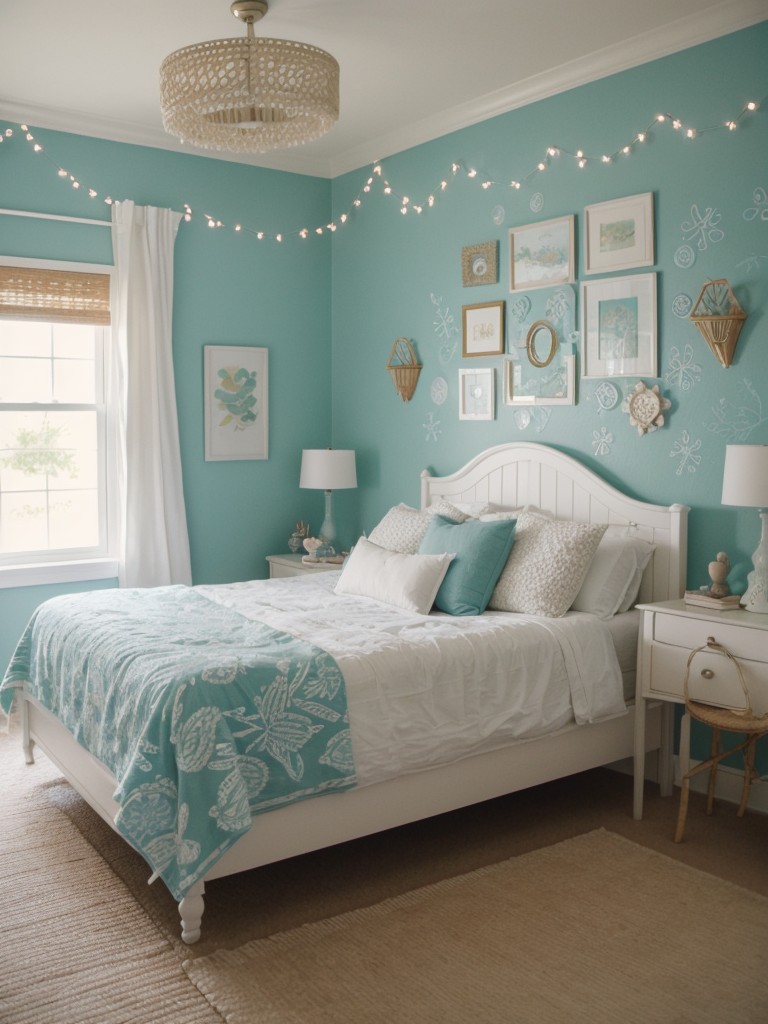 Ocean-Inspired Apartment: Whimsical Bedrooms with Coastal Charm!