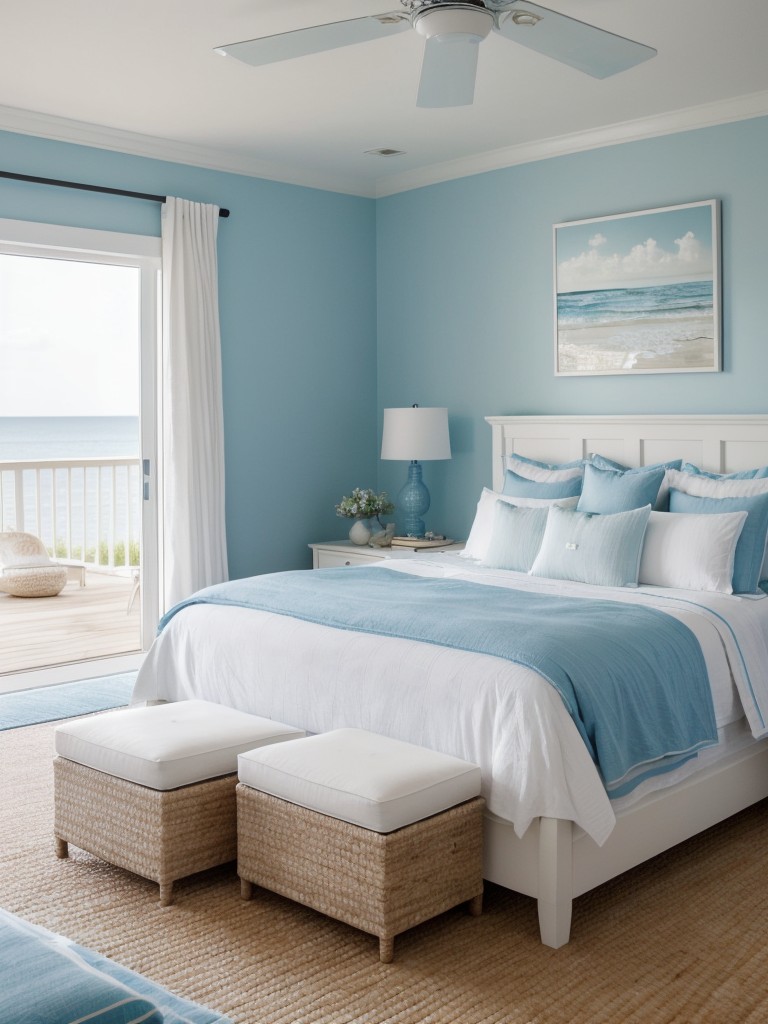 Coastal Vibes: Serene Bedroom Decor Tips for a Stunning Apartment Space.