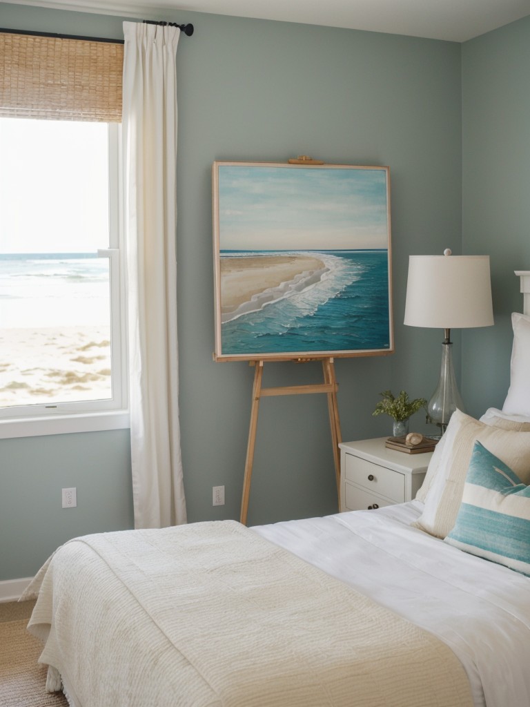 Coastal Vibes: Artistic Apartment Haven with Gallery Wall & Statement Art