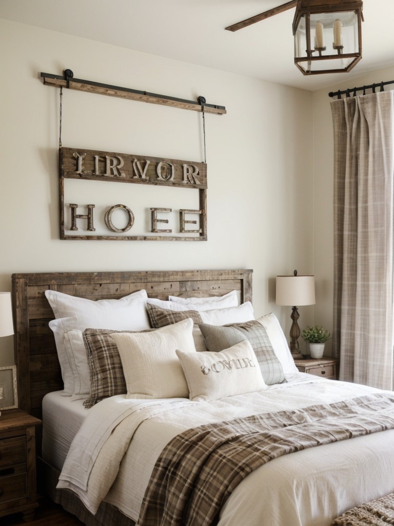 Rustic-inspired bedroom ideas for cozy and charming apartment decor!