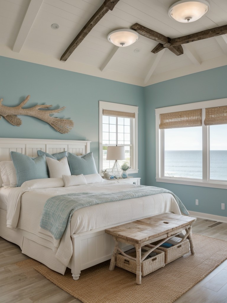 Serenity by the Sea: Bring Coastal Vibes to Your Apartment with Seashell & Driftwood Accents