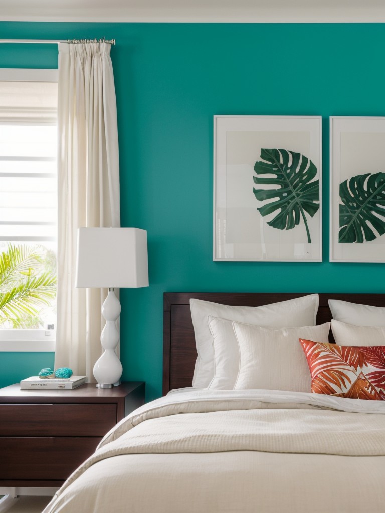 Create your own tropical oasis at home with minimalist bedroom decor!