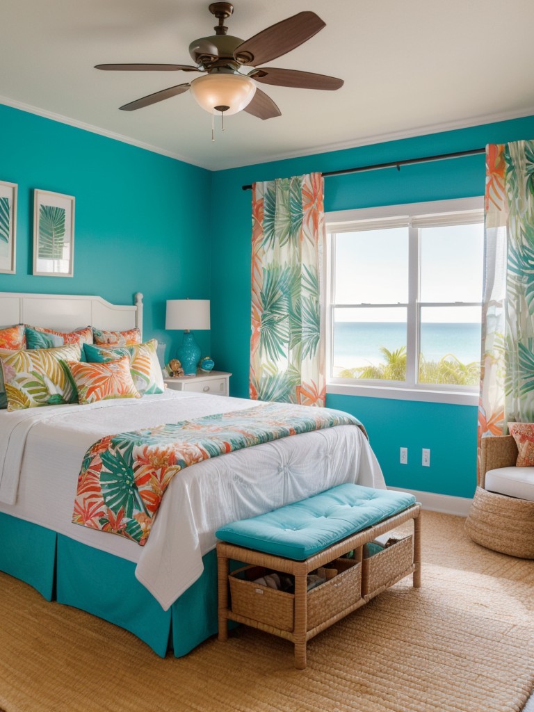 Tropical Paradise in Your Apartment - Beach-inspired Bedroom Decor!