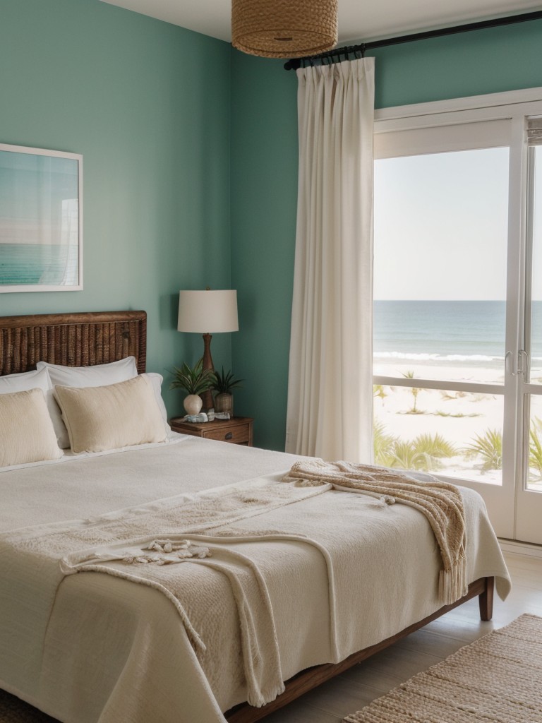 Cozy Coastal Apartment - Beachy Bedroom Decor Inspiration!