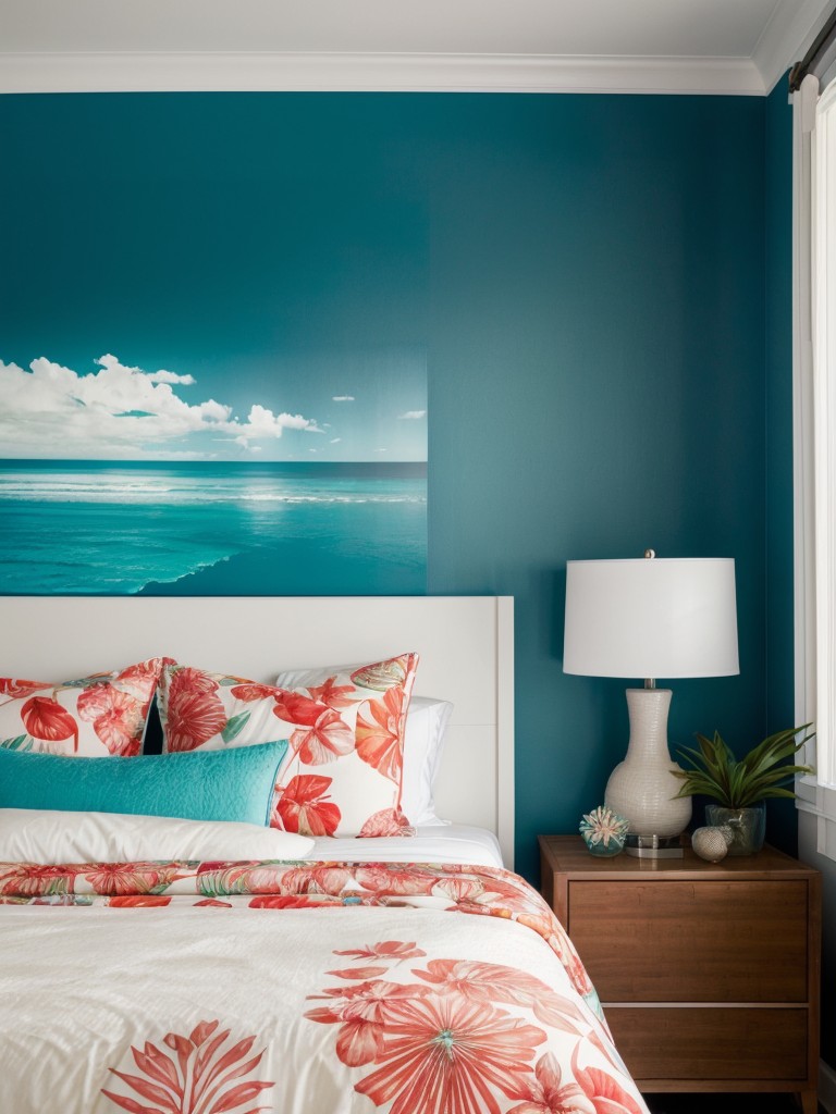 Beachy Apartment Bliss: Tropical Bedroom Inspo!