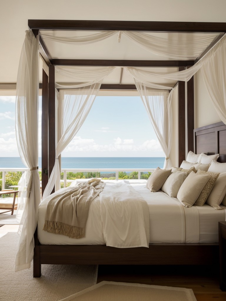 Create a Tropical Paradise in Your Bedroom with a Canopy Bed!