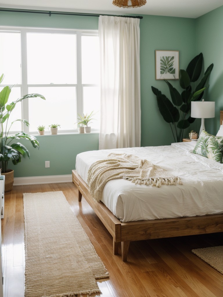 Tropical Paradise Vibes: Easy Apartment Bedroom Decor Hacks!