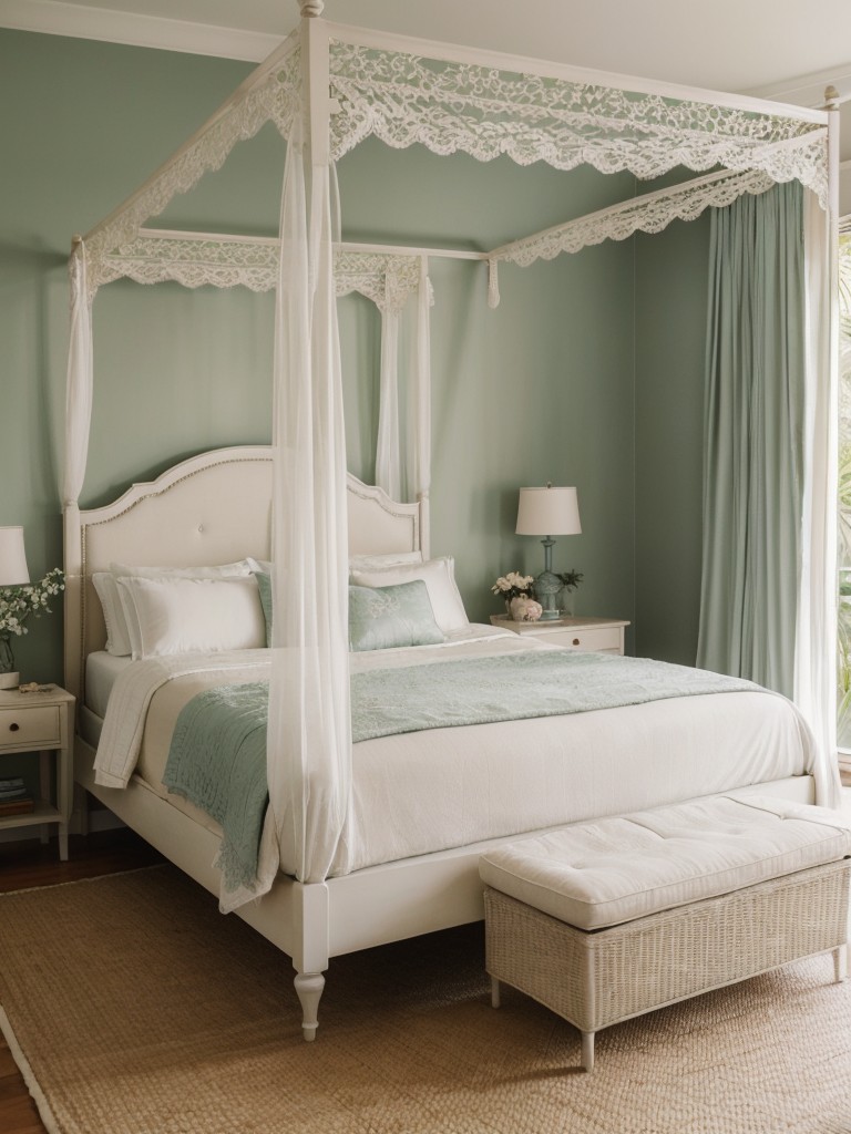 Create a Dreamy Tropical Bedroom - Canopy Beds & Soft Drapery!