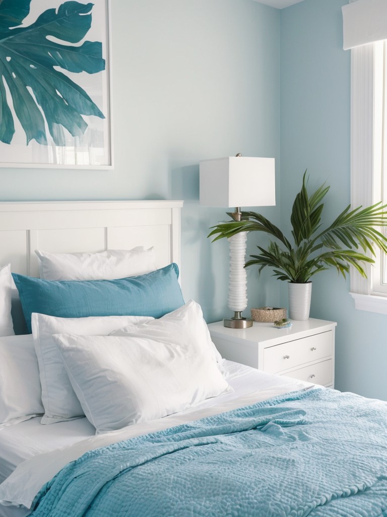 Transform Your Bedroom into a Serene Oasis with Tropical Decor!