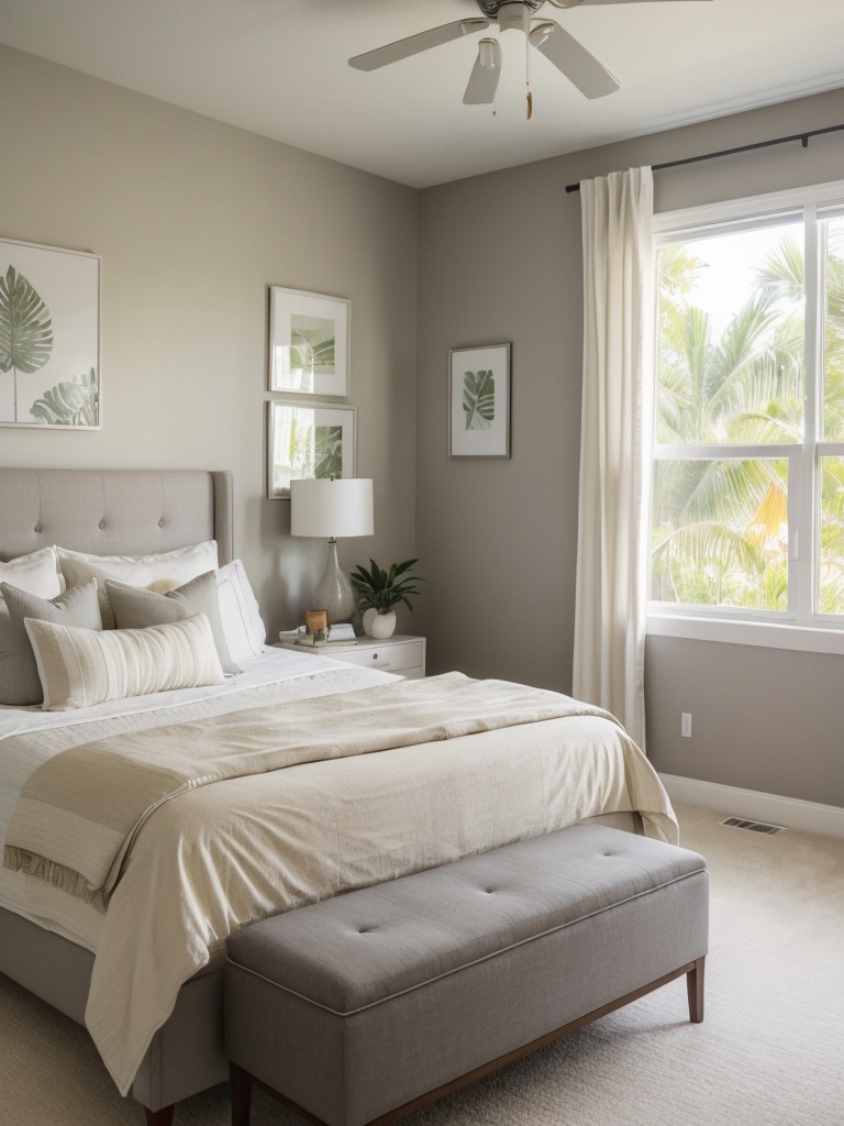 Transform Your Bedroom with Tropical Decor Vibes! Calm and Neutral Color Palette Inspiration!