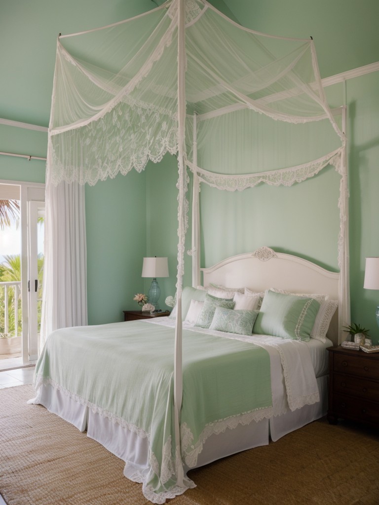 Create a Tropical Paradise in Your Apartment with Romantic Bedroom Decor!