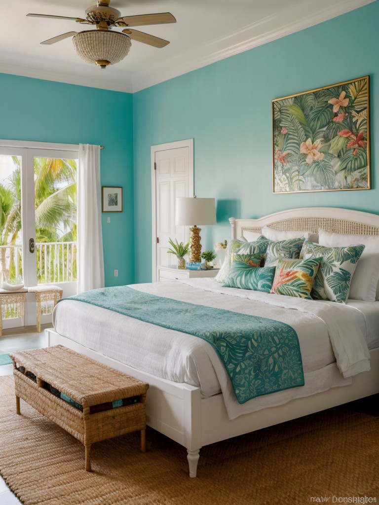 Create an Island Oasis with Tropical Bedroom Decor!