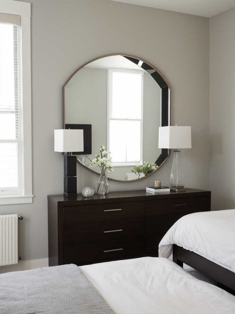 Stylish & Cozy: Elevate Your Apartment with a Statement Mirror!