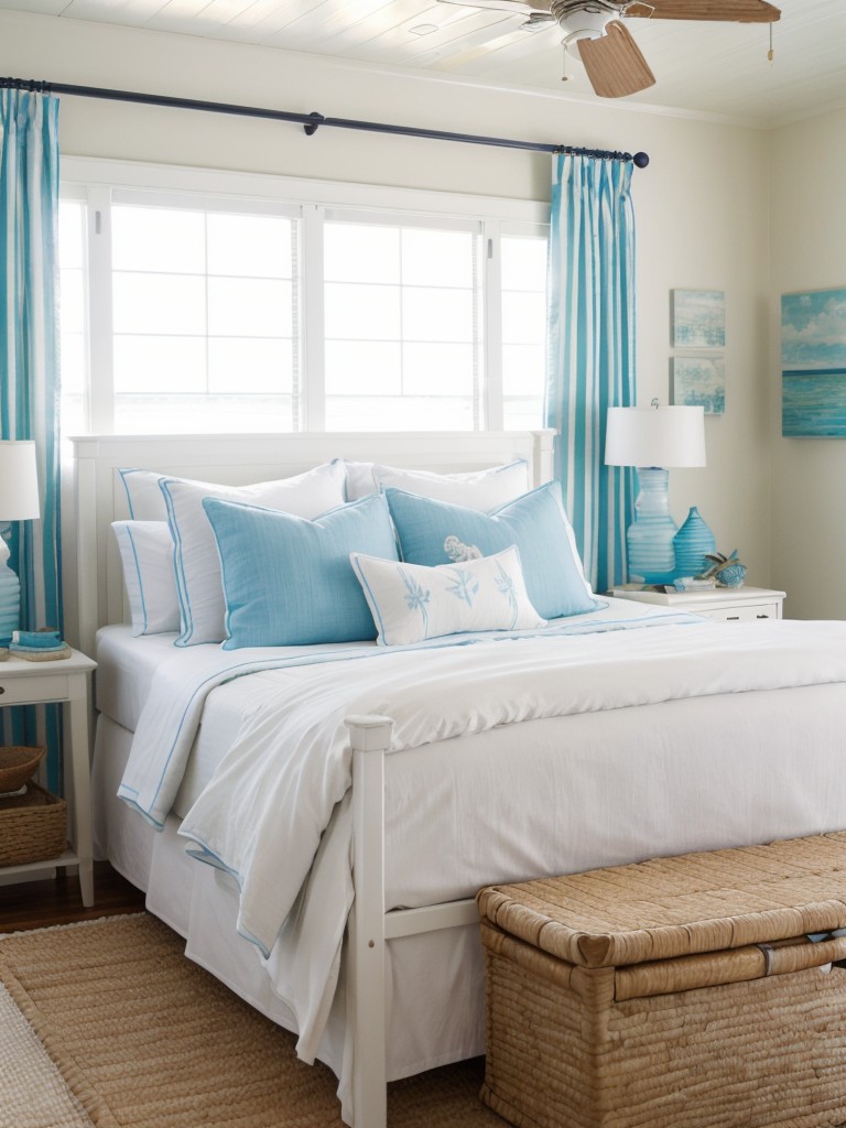 Coastal-Inspired Bedroom: Your Private Island Escape! ???