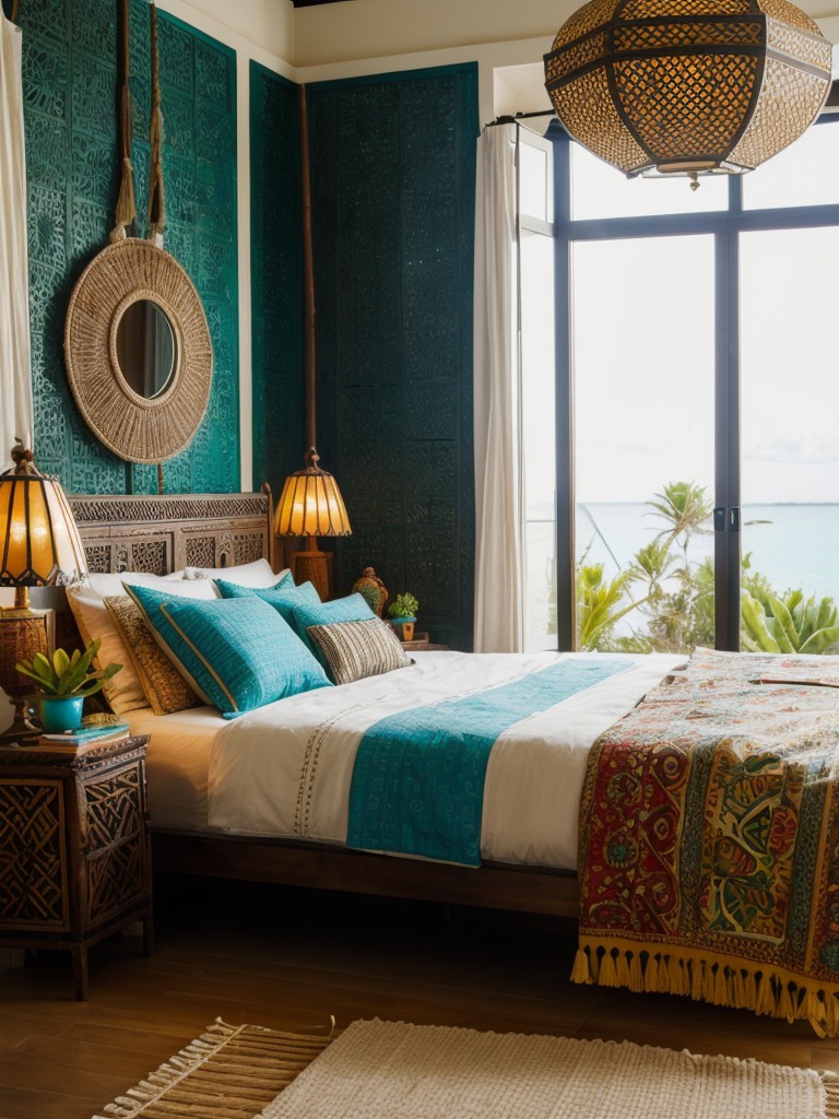 Create an Exotic Retreat with Global Bedroom Accessories!